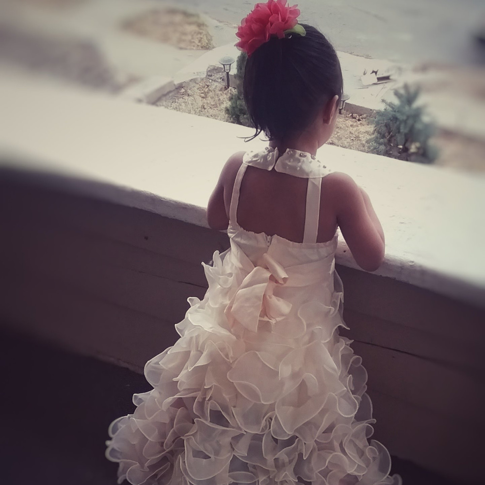 Rapunzel Flower Girl Dress